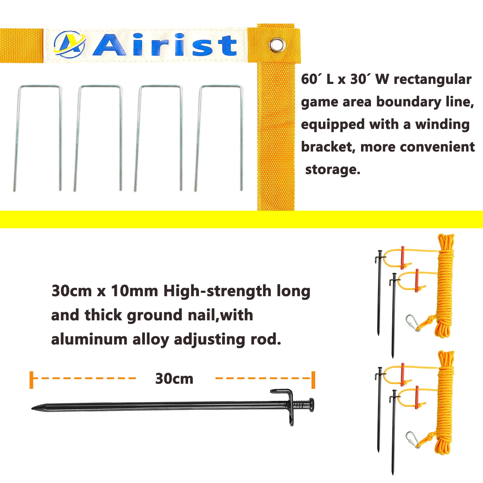 Airist Heavy Duty Volleyball Net Outdoor with Steel Anti-Sag System, Adjustable Aluminum Poles, Professional Volleyball Nets Set for Backyard and Beach, Volleyball and Carrying Bag(Red and Blue)