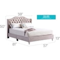 thumbnail image 2 of Glory Furniture Joy G1935-FB-UP Full Upholstered Bed , BEIGE, 2 of 8