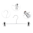 thumbnail image 3 of Unique Bargains 5 Pcs Pants Hanger with Clips Non-slip Garment Hanger White, 3 of 5