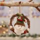 thumbnail image 4 of Vine Christmas Tree Doll Navidad Pequeño Papá Noel Muñeco de nieve Reno Juguete Colgar Decoración Pared Ventana Festival Regalo de vacaciones Methold ZHF0196, 4 of 7