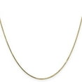 thumbnail image 5 of Auriga Fine Jewelry 14K Yellow Gold 0.8mm Box Chain Necklace 18inch for Women, 5 of 6