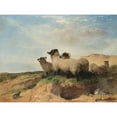thumbnail image 2 of Richard Ansdell 18x15 Gold Ornate Wood Frame and Double Matted Museum Art Print Titled - Lytham Sandhills (1853), 2 of 4