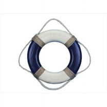 Antique Blue and White Decorative Lifering 10 in.