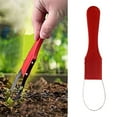 thumbnail image 3 of Bracelet Weeder Tool, Iron Hoop Design, UV Resistant Plastic Handle, Portable for Weeding, Loosening, Planting, Home Gardens, 3 of 7