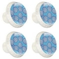 thumbnail image 2 of 4 Pcs Sea Shell Knobs for Kitchen Cabinet Cupboard Dresser Bookcase Drawer Pulls Handles Round Home Decor, 2 of 8