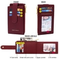 thumbnail image 3 of TUOKE RFID Card Holder Wallet for Women Slim Wallets Bifold Women Multi Card Case Zipper Coin Purse, 3 of 7