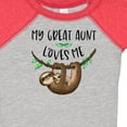 thumbnail image 4 of Inktastic My Great Aunt Loves Me Cute Sloth and Baby Boys or Girls Baby Bodysuit, 4 of 5