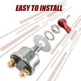 thumbnail image 2 of ARCADORA 12V Battery Disconnect Switch Kit Heavy Duty 300A Cut Off Power for Cars Trucks Boats RVs Easy Install, 2 of 4