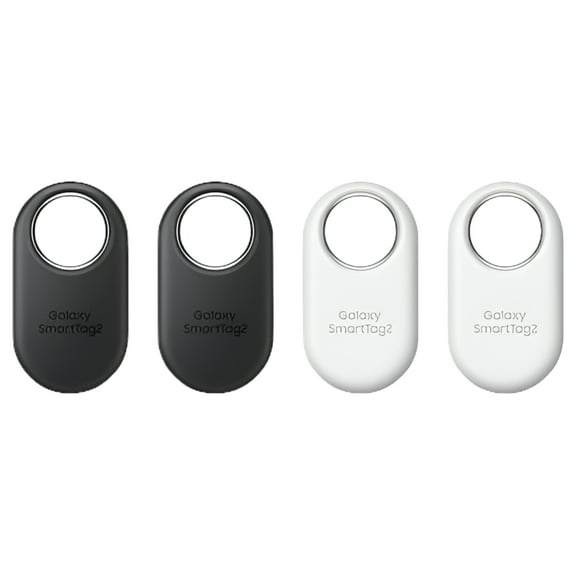 Samsung SmartTag2 2023 Bluetooth & UWB w/Findable App, 4-Pack - Black/White