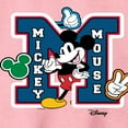 thumbnail image 2 of Disney - Mickey Mouse - Large Letter M - Youth Crewneck Fleece Sweatshirt, 2 of 4