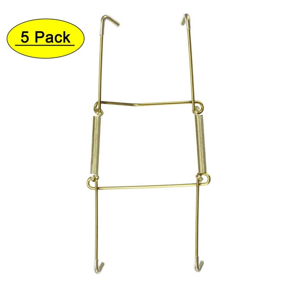 Uxcell 6" U Type Plate Hanger Stainless Steel Iron Zinc Plated 5 Pack