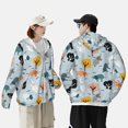 thumbnail image 3 of KLL Elephant Tree Print Men's Women’s UPF 50+ Sun Protection Outdoor Hoodie Jacket Long Sleeve Fishing Hiking Performance Shirt-Large, 3 of 6