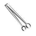 thumbnail image 3 of Pinzas de acero inoxidable para alimentos a la parrilla | Pinzas para barbacoa con bloqueo de borde dentado | Barbacoa al aire libre, Hornear, Pan, Bistec, Utensilios de cocina | Duradero, seguro, 3 of 6