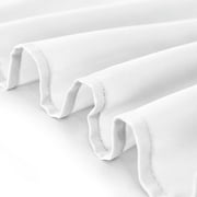 Balsa Circle 54x96 Polyester RECTANGULAR Tablecloth - Table Linens - White