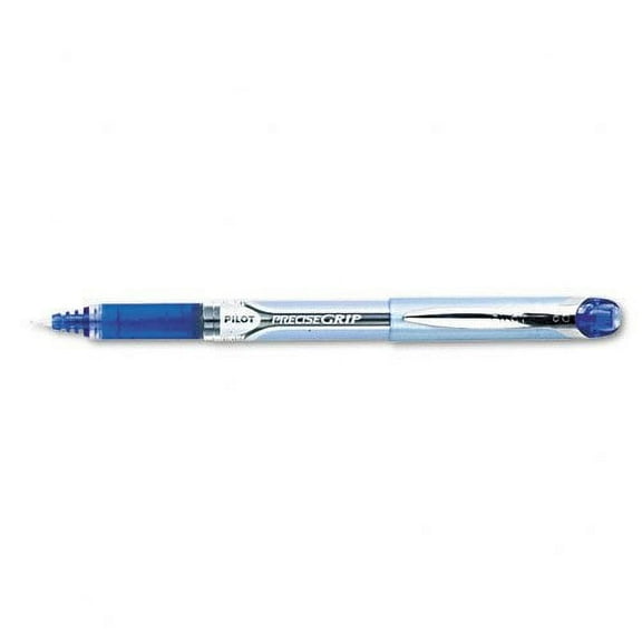 Pilot Products - Pilot - Precise Grip Roller Ball Stick Pen, Blue Ink, Extra Fine - Sold As 2 Each - Liquid ink formula. - Dimpled rubber grip. - Nontoxic.