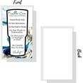 thumbnail image 5 of Handmade Tumbler Cleaning and Care Instruction Card  50 Pack  For Vinyl, Glitter, Decals, Crafters, Epoxy, Resin  Gold and Dark Blue Marbled Design, 5 of 9