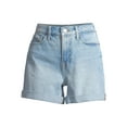 thumbnail image 5 of Free Assembly Women’s Rolled Cuff Jean Shorts, 4” Inseam, Sizes 0-22, 5 of 7
