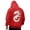 Red, variant on RUTAYY Men's Hoodie Long Sleeve Drawstring Front Pocket Dragon Graphic Back Print Pullover Sweatshirt Black