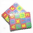 thumbnail image 4 of DEBGFS 50% Off Clear! Kids Foam Play Mat (36-Piece Set) Interlocking Alphabet and Numbers Floor Puzzle Colorful EVA Tiles Girls  Boys Soft  Reusable  Easy to Clean Letter and Number Puzzl,e, 4 of 9