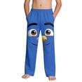 thumbnail image 2 of SGFCWSX Boys Lounge Pants Elastic Waist Loose Fit Soft Graphic Print Casual Pants for Kids Blue Size 6 Years, 2 of 9