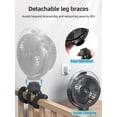 thumbnail image 4 of Misting Stroller Fan Wavmill 6000mAh Battery w/ Light 360°, 4 of 8
