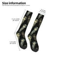 thumbnail image 5 of Fotbe Jellyfish print Women's Men's Novelty Crew Socks Cotton Socks Knee High Socks for Walking,Running,Nurses,Pregnancy, 5 of 9
