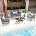 thumbnail image 2 of PE Rattan Set / Removable Cushions & Hassle-Free Assembly / Garden and Outdoor Leisure, 2 of 2
