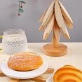 thumbnail image 4 of Wooden Trivets for Hot Dishes Tree Shape Trivet Set Coaster for Teapot Hot Pots, 4 of 4