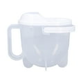 thumbnail image 4 of Rice Washer, Rice Washing Bowl Clear Scale Water Flush Type ABS Material  For Multigrain, 4 of 8