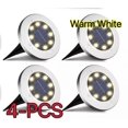 thumbnail image 2 of ISTAR Solaire Alimenté 4Pcs LED dans le Sol Lampadaire Extérieur Chemin Décor de Jardin, 2 of 10
