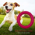 thumbnail image 1 of Círculo De Juego Juguete de entrenamiento para masticar con disco volador para perros resistente a las mordeduras con anillo de EVA para mascotas (rojo M), 1 of 5
