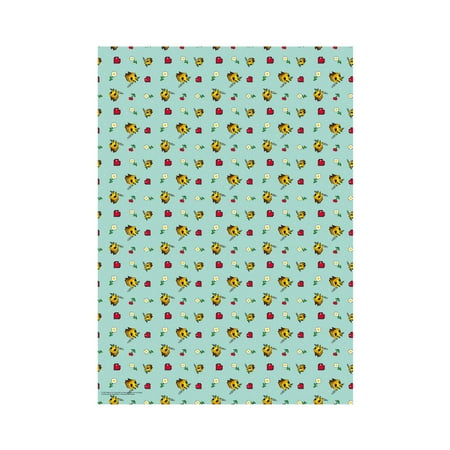 Danilo Promotions LTD PresNok Minecraft Gift Wrapping Paper - Two Sheet Two Tag, Officially Licensed Gift Wrap, Fully Recyclable, 70 x 50 cm when opened, multi-coloured