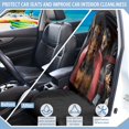 thumbnail image 3 of KUIFORTI Waterproof Car Seat Cover Towel - Non-Slip Car Seat Protector for Gym Workouts, Running, Swimming, Beach Trips, Universal Fit for Cars, SUVs, Trucks Dachshund Print, 3 of 7