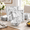 Marble Grey-12 Piece(Service for 4), variant on Dinnerware Sets 30-piece Pink Plates And For 6 Porcelain Set With Cups Sacuers Square Dish Modern Dining Ware Series Flora