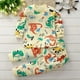 thumbnail image 1 of Pijamas de algodón con dibujos de unicornios para niños y niñas, ropa de dormir para el hogar, traje de otoño, Conjunto de pijama de dinosaurio, 1 of 4