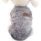 thumbnail image 1 of Suéter para perro, suéteres cálidos para perros, ropa para gatos, abrigo polar para mascotas para cachorros, perros pequeños, medianos y grandes, rosa y gris, 1 of 5