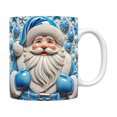 thumbnail image 1 of Tazas navideñas Zmeidao, tazas de café navideñas, tazas navideñas de cerámica para chocolate caliente, tazas de té, regalo de Navidad para adultos o niños, 1 of 5