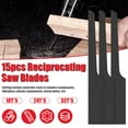 thumbnail image 2 of AEVXKHI 60PCS Reciprocating Saw Blades, 18TPI 24TPI 32TPI Alloy Wood Cutting Saw Blades, Efficient Saw Blade Replacement, Reciprocating Saw Blades Set, for Cutting Wood Metal, 2 of 9