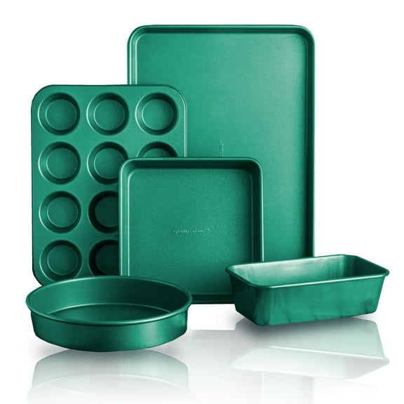 Granitestone Nonstick Bakeware Set, 5 Piece Chef’s Size Bakery Quality Baking Set