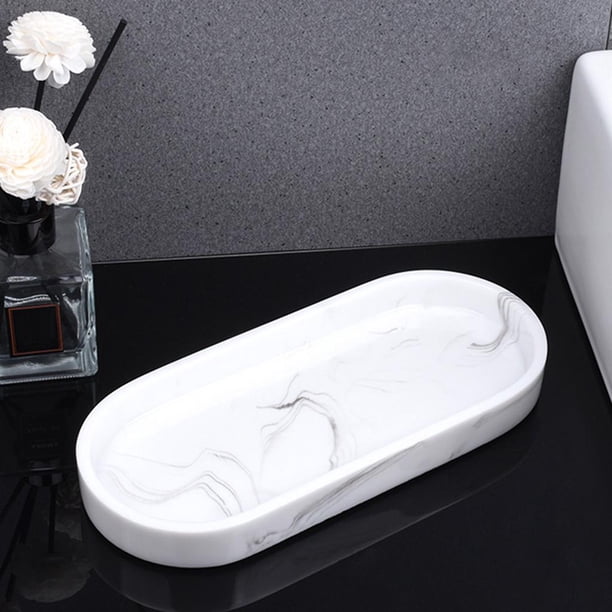 Organizador de Bandeja de de Resina de Bandeja de Vanidad Del Inodoro para Del Dormitorio , perfecl Bandeja de resina para bañera