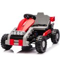 thumbnail image 2 of Xuanlur 12V Electric Car for Kids, Toddler Ride on Toys with Parent Remote Control, 2WD, LED, Battery Powered Electric Car for Kids with Bluetooth,3 Point Safety Belt (White), 2 of 7