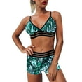 thumbnail image 3 of Xmyrz Women Swimsuits Sets 2 Piece Stylish Cute Bikini Lightweight Surfing Print Softable Bathing Suits Classic Tankinis, 3 of 9