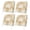 Beige, variant on Outdoor Patio Cushion Covers 4 Pack Grey Palm Leaf Patio Chair Cushion Covers with Ties and Zipper Waterproof Outdoor Seat Cushion Covers for Patio Furniture 22"x20"
