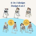 thumbnail image 2 of Graco DuoDiner DLX 6-in-1 Highchair | Portable Folding High Chair from Infant to 2 Kid Seats | Arlo, 2 of 8