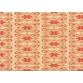 thumbnail image 1 of Ahgly Company Machine Washable Indoor Rectangle Transitional Orange Red Orange Area Rugs, 2' x 5', 1 of 7