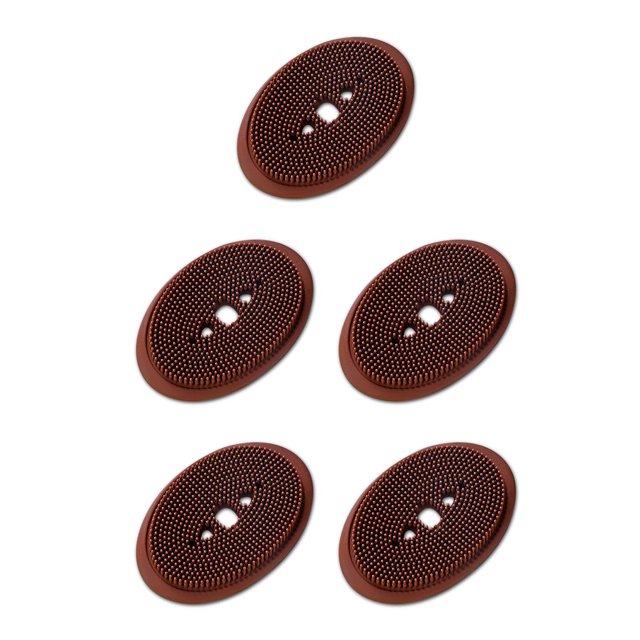 Cateissary Soporte de caja multifuncional bandeja de almacenamiento antideslizante de silicona con cajas de filtro de cepillo accesorios de baño para café Café 5piezas Cateissary CBP191162