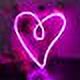 thumbnail image 5 of Heart Shape LED Neon Light - Neon Wall Lamp or USB Powered - Night Light, 5 of 5