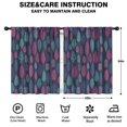 thumbnail image 2 of Blackout Kids Curtains,Boho Bohemia Flower Childrens Insulated Curtains Set Of 2,Bedroom Essentials,Toddler Room Decor 42"x54"(106x137cm), 2 of 4