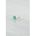 thumbnail image 3 of Fine Silver Certified Handmade Turquoise Gemstone Valentine Statement Ring US6.5, 3 of 5