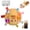 Dog*1, variant on Colorful Squeaky Hanging Dog Training Toy, Squeaky Hanging Dog Toy, 6-Inch Soft Stuffed Ball with Cotton Material and Built-in Bell, Funny Interactive Elasticity Chew Toys